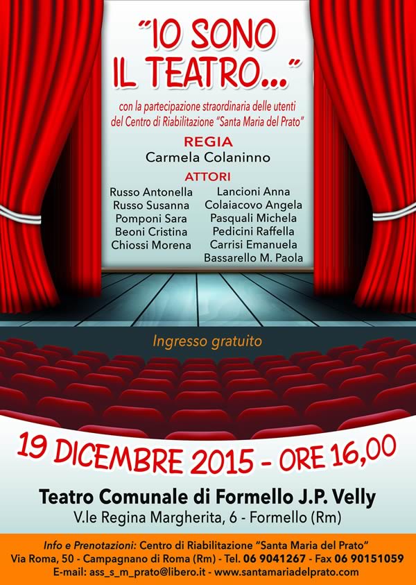Santa Maria del Prato Campagnano di Roma Teatro Natale 2015